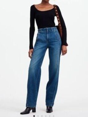 NWT Madewell trouser jeans petite 31 P31